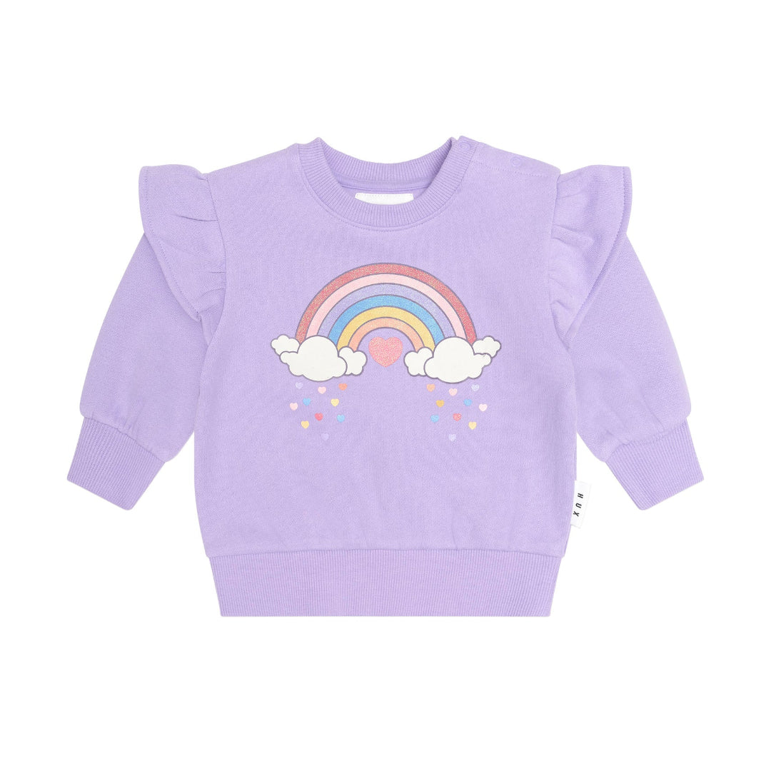 Orchid Purple Magical Rainbow Sweatshirt