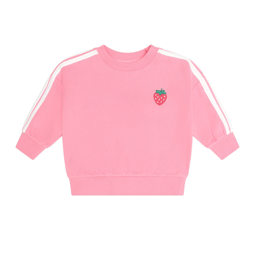 Strawberry Embroidered Sweatshirt