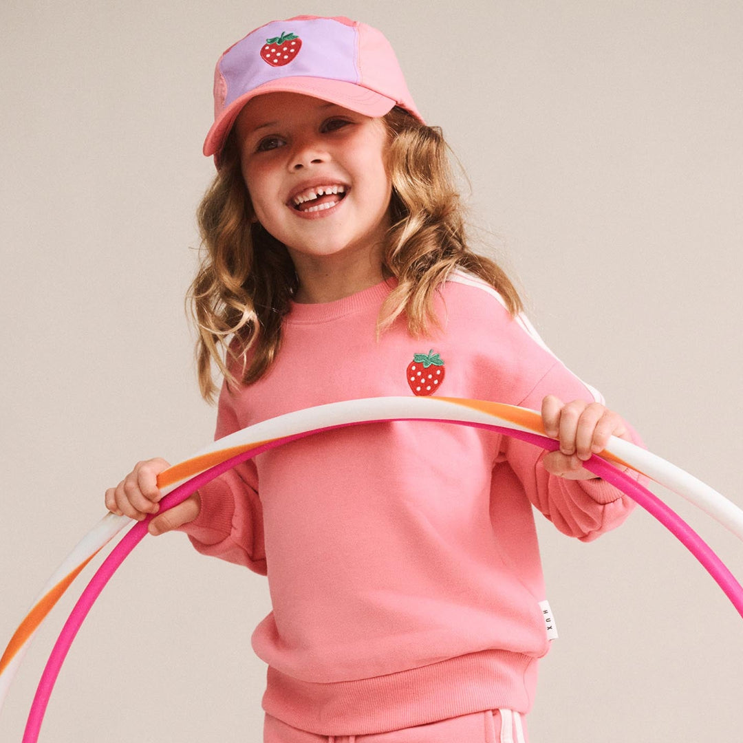 Strawberry Embroidered Sweatshirt