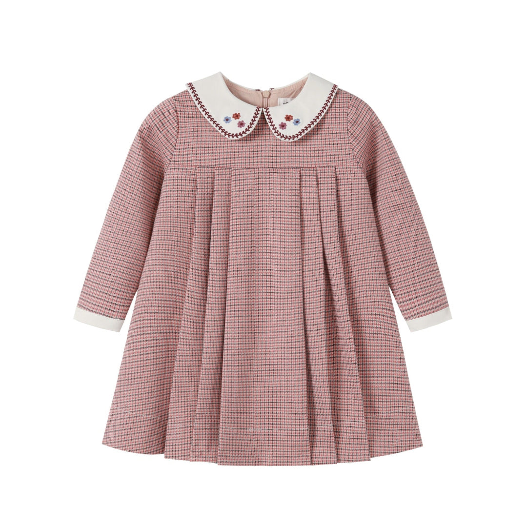 Houndstooth Pink Dress