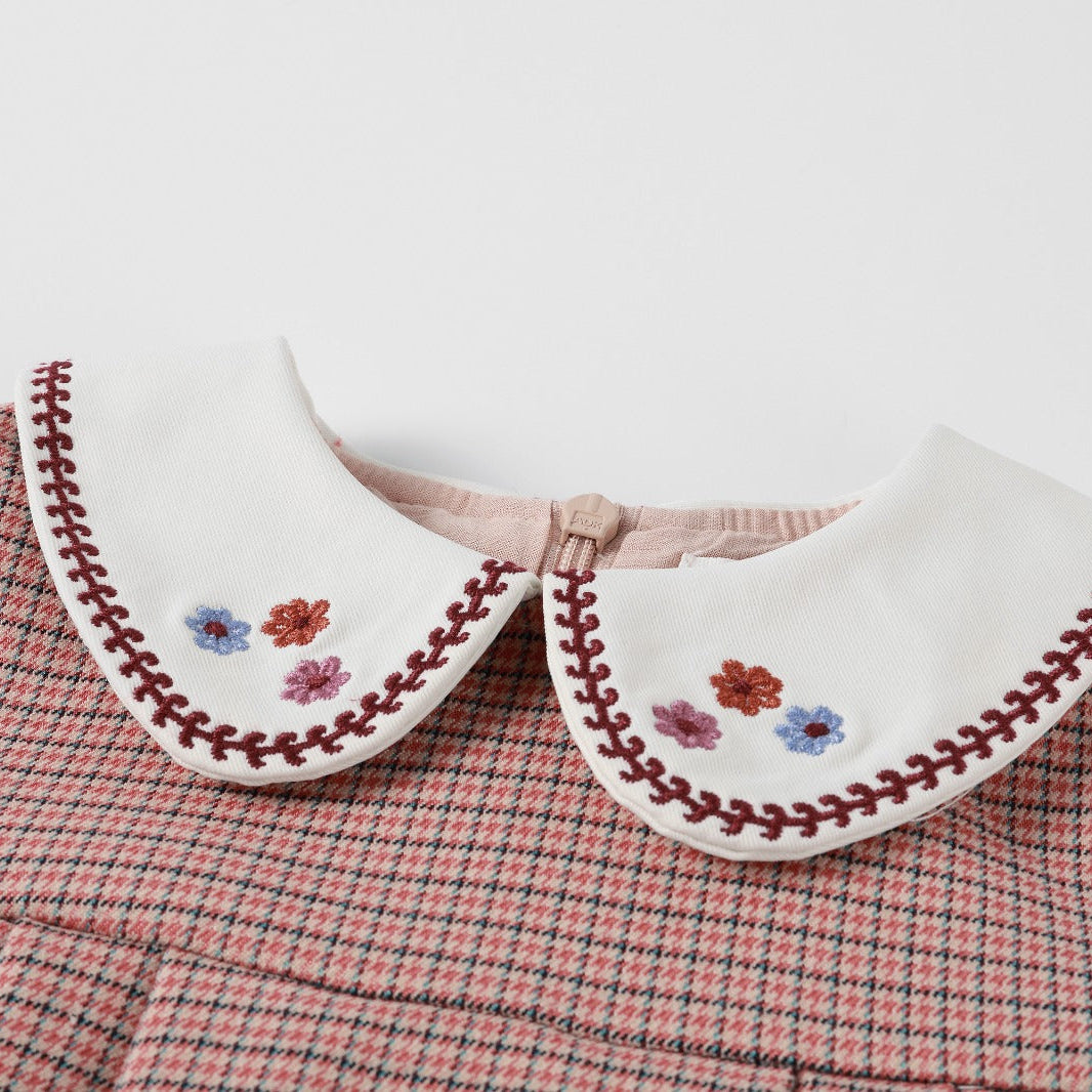 Houndstooth Pink Dress