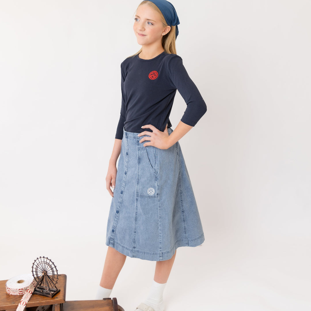 Denim skirt