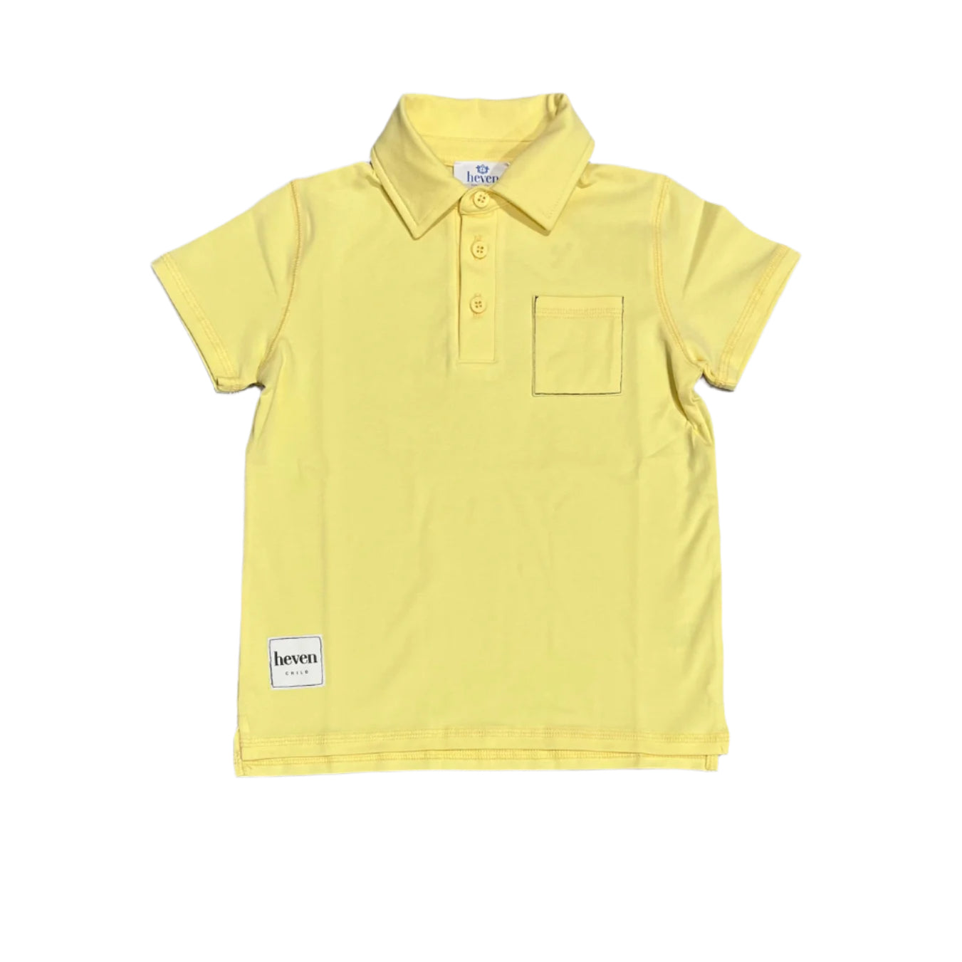 Yellow Boys Short Sleeve Heven Polo