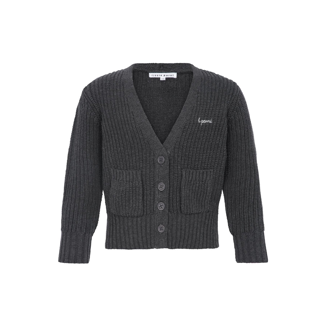 Grey LP Elegant Cardigan