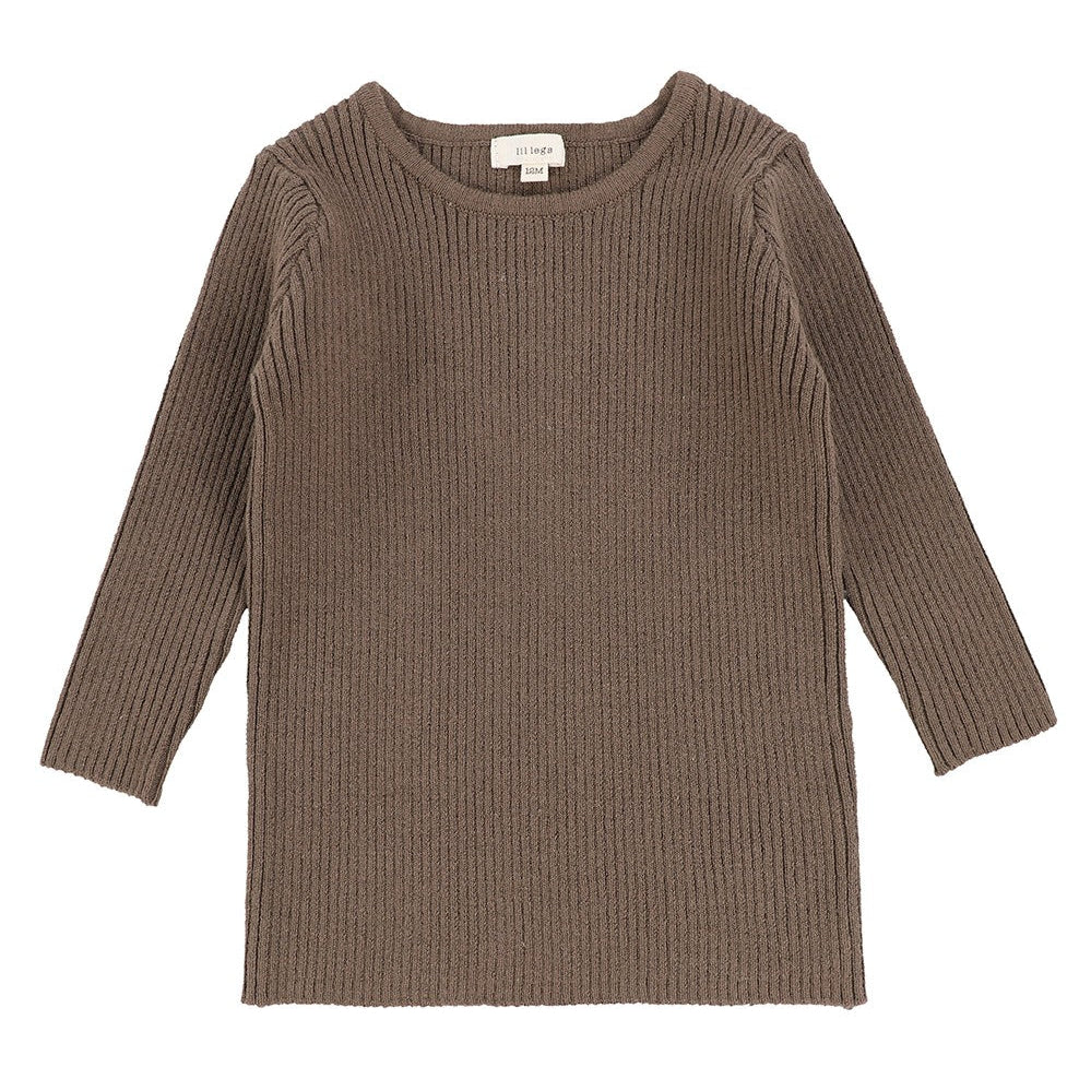 Cocoa Knit Crewneck Long Sleeve Sweater