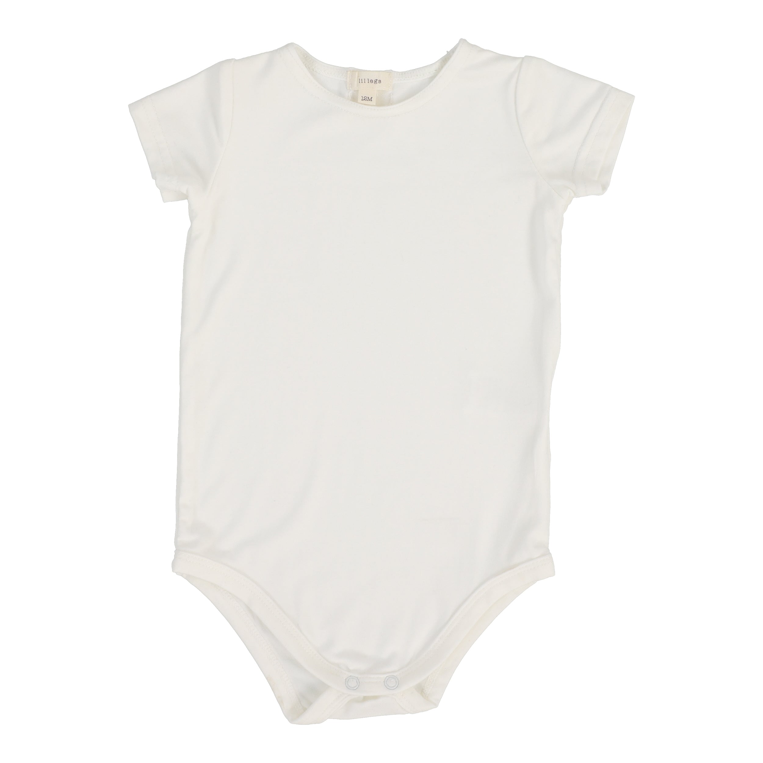 Off White Bamboo Onesie Short Sleeve