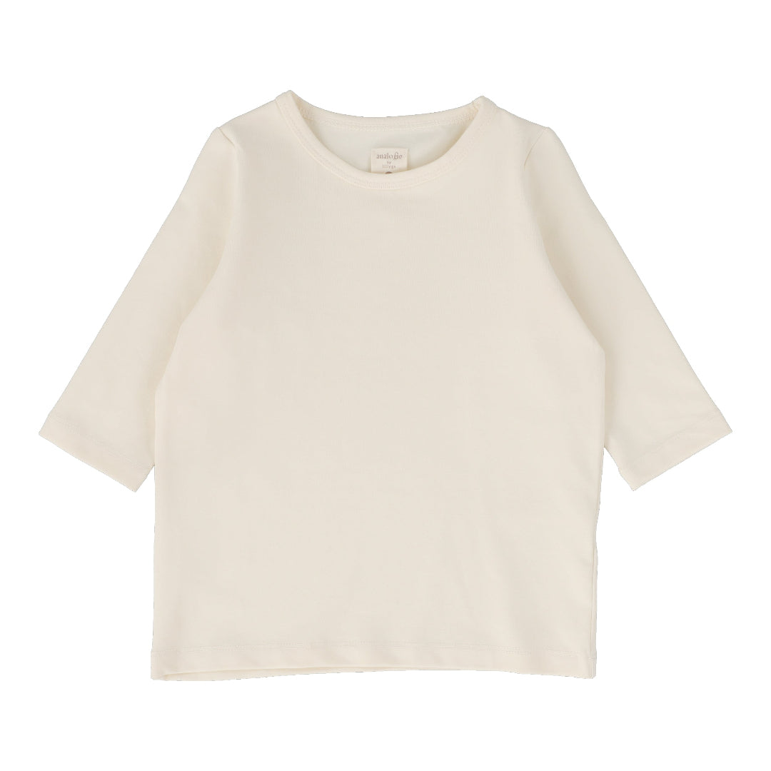 Natural Girls Three Quarter Sleeve Tee