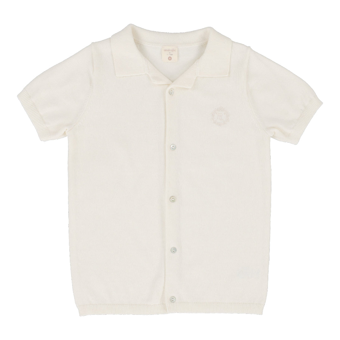Cream Boys Grandpa Sweater