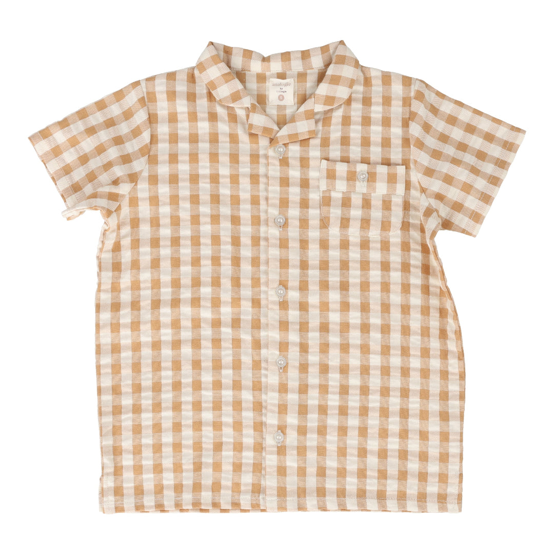 Golden Gingham Shirt