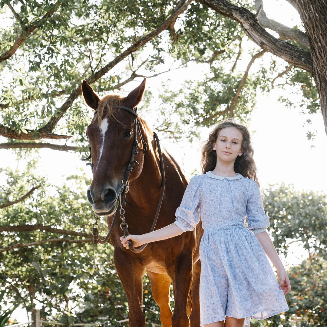 Clear Blue Mountain Meadows Blouse