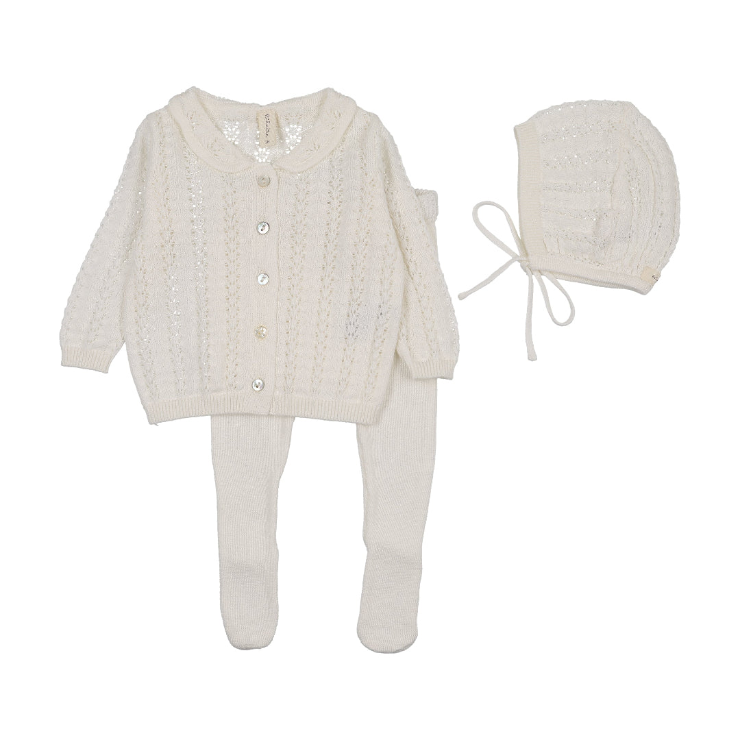 Winter White Bris Crochet Set