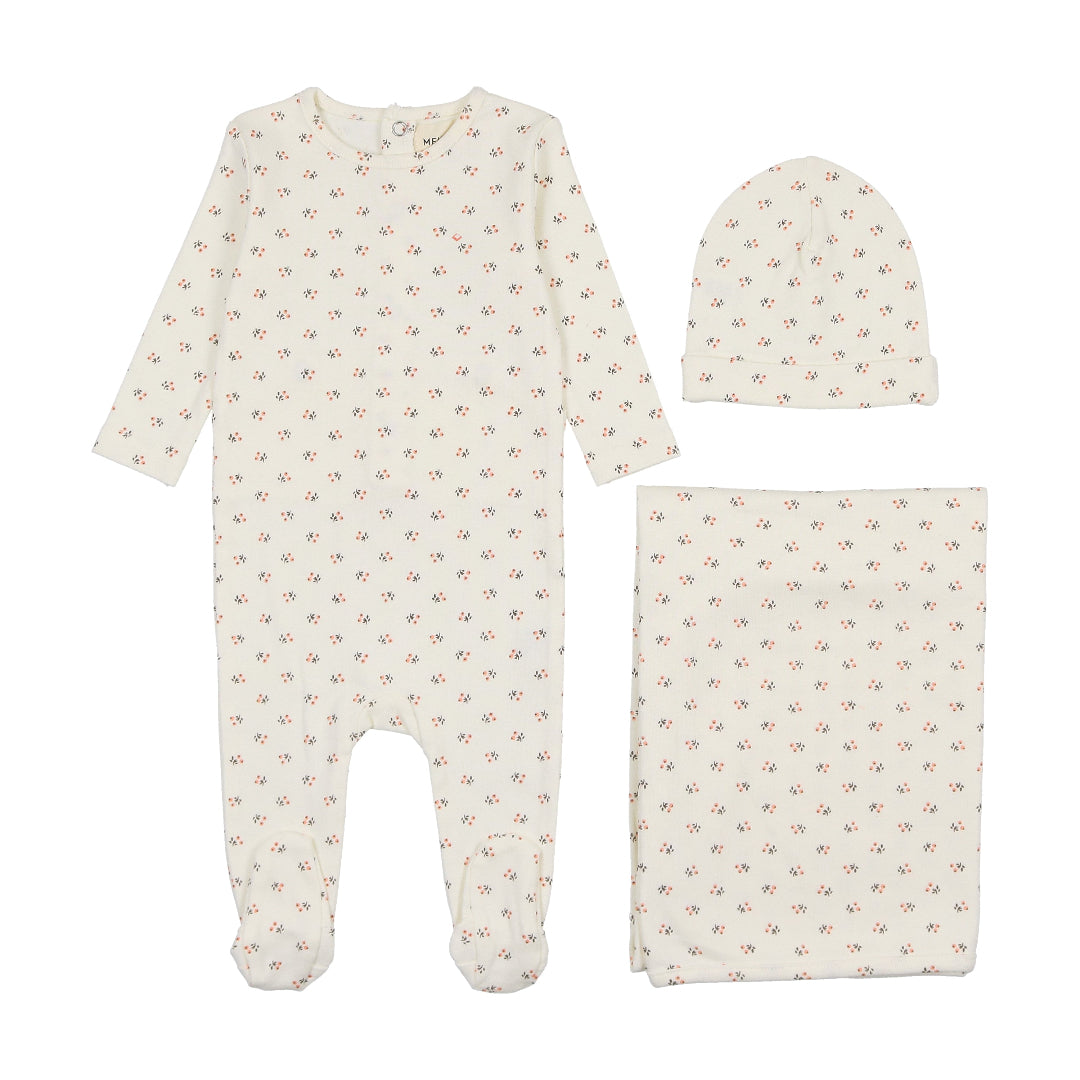 Fusion Coral Bud Print Three Piece Set
