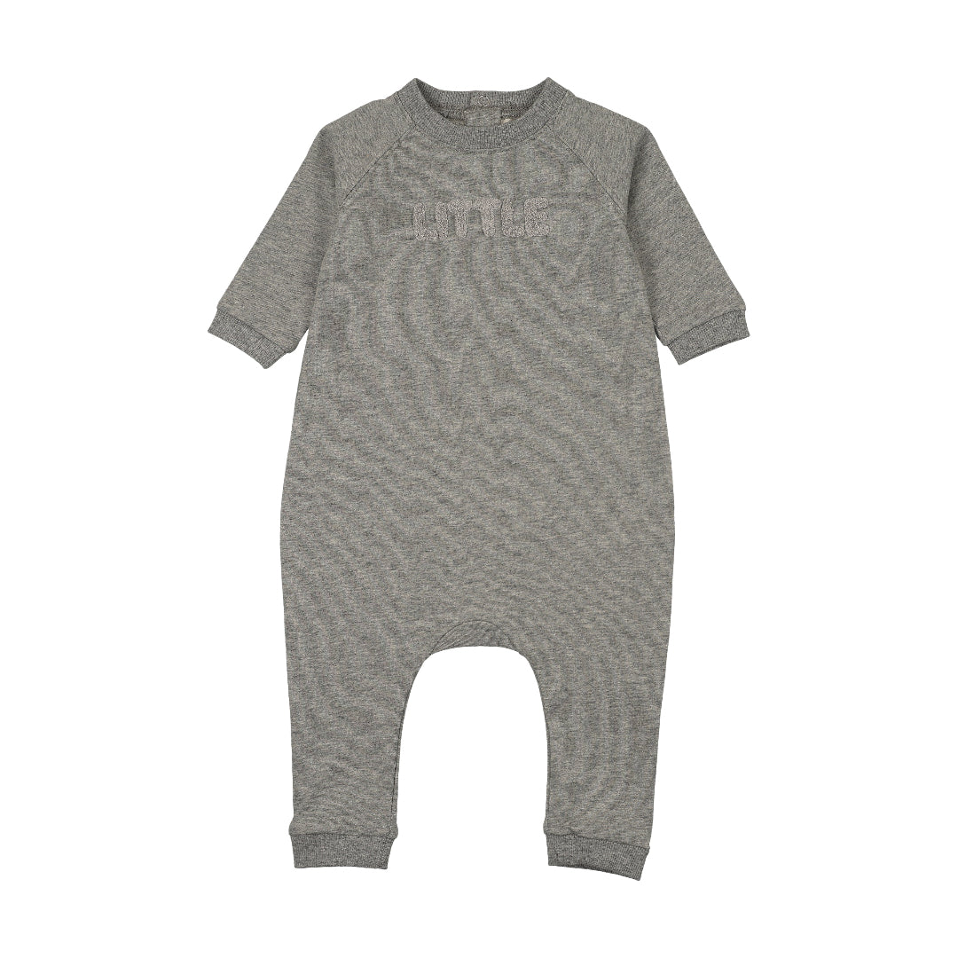 Grey Sherpa Wordart Jumpsuit