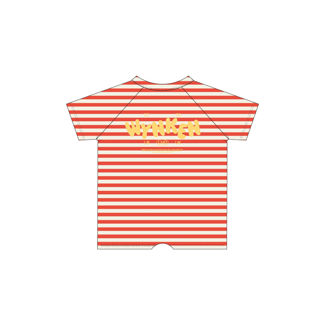 Sunglow/ Ecru Mini Bubble Onesie