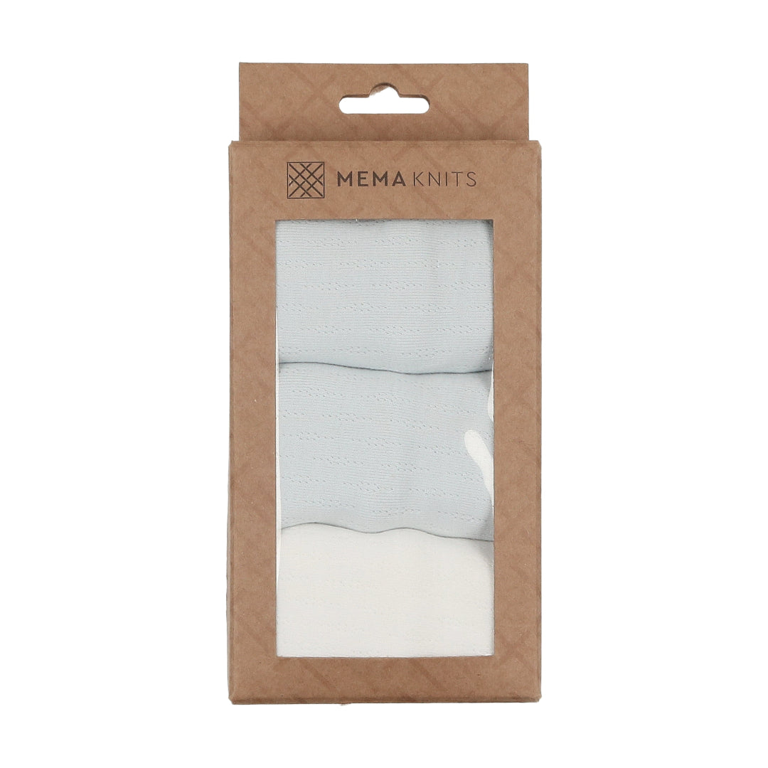 Blue Shades Pointelle Undershirts