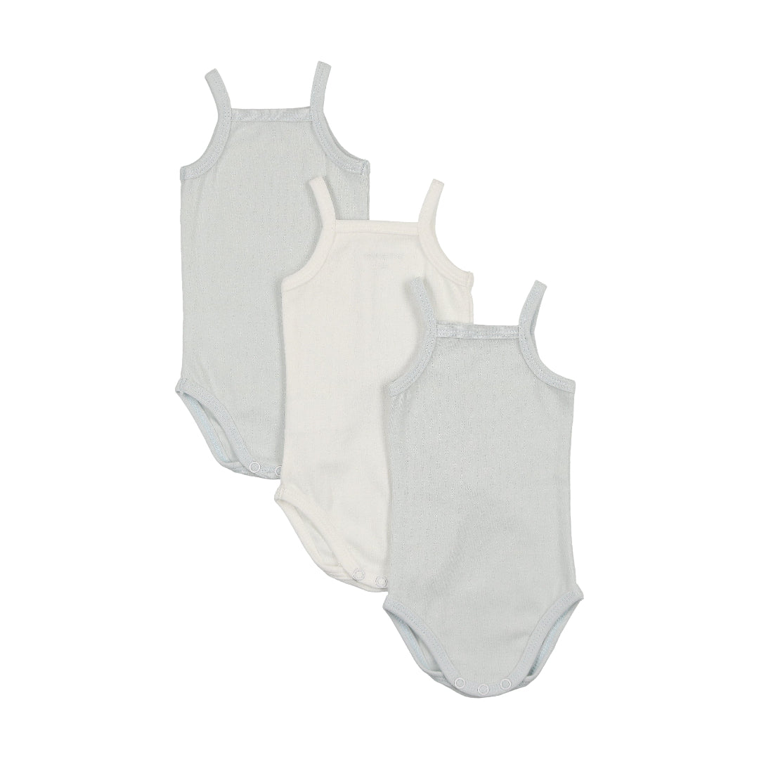 Blue Shades Pointelle Undershirts