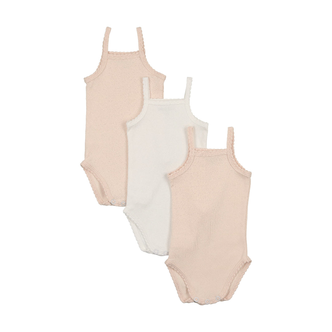 Pink Shades Pointelle Undershirts