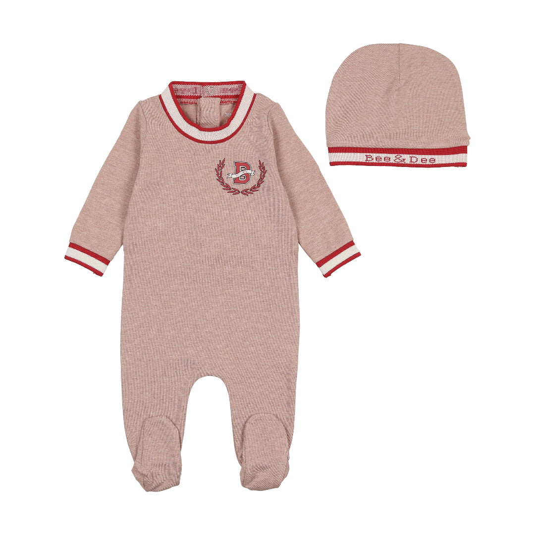 Flush Modal Varsity Collection Footie with Beanie