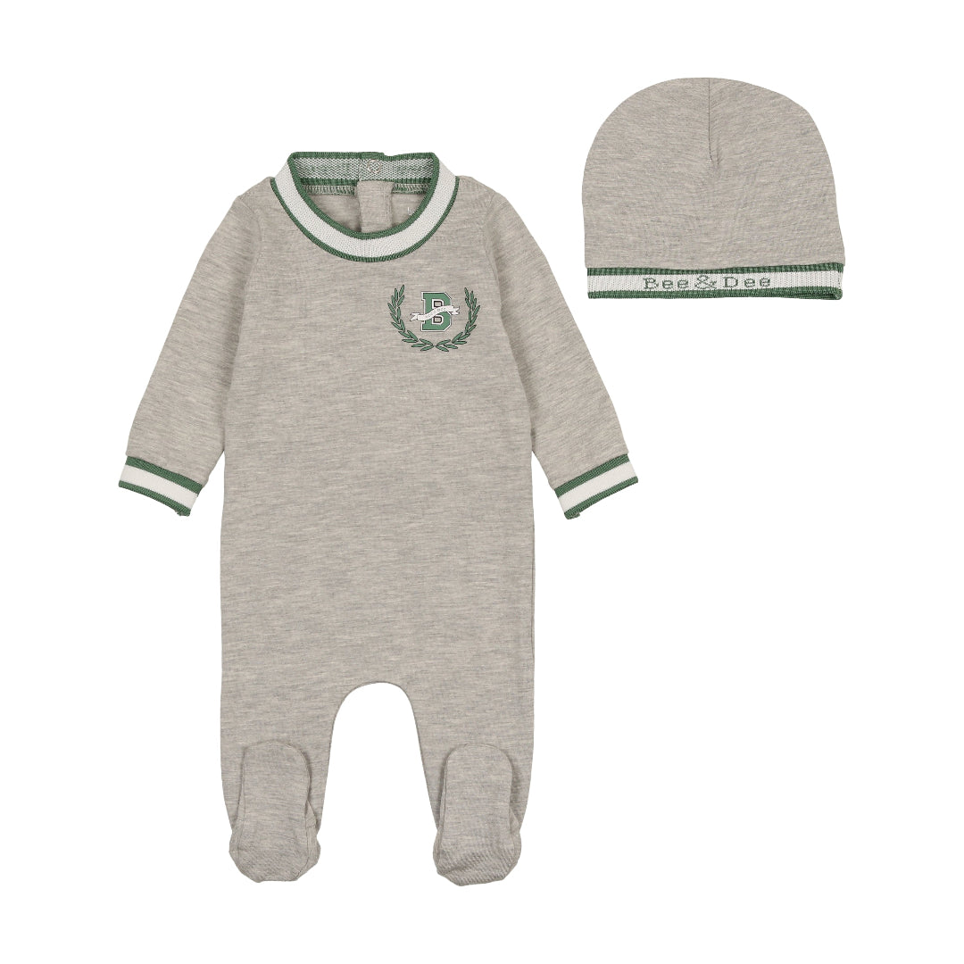 Thunder Modal Varsity Collection Footie with Beanie