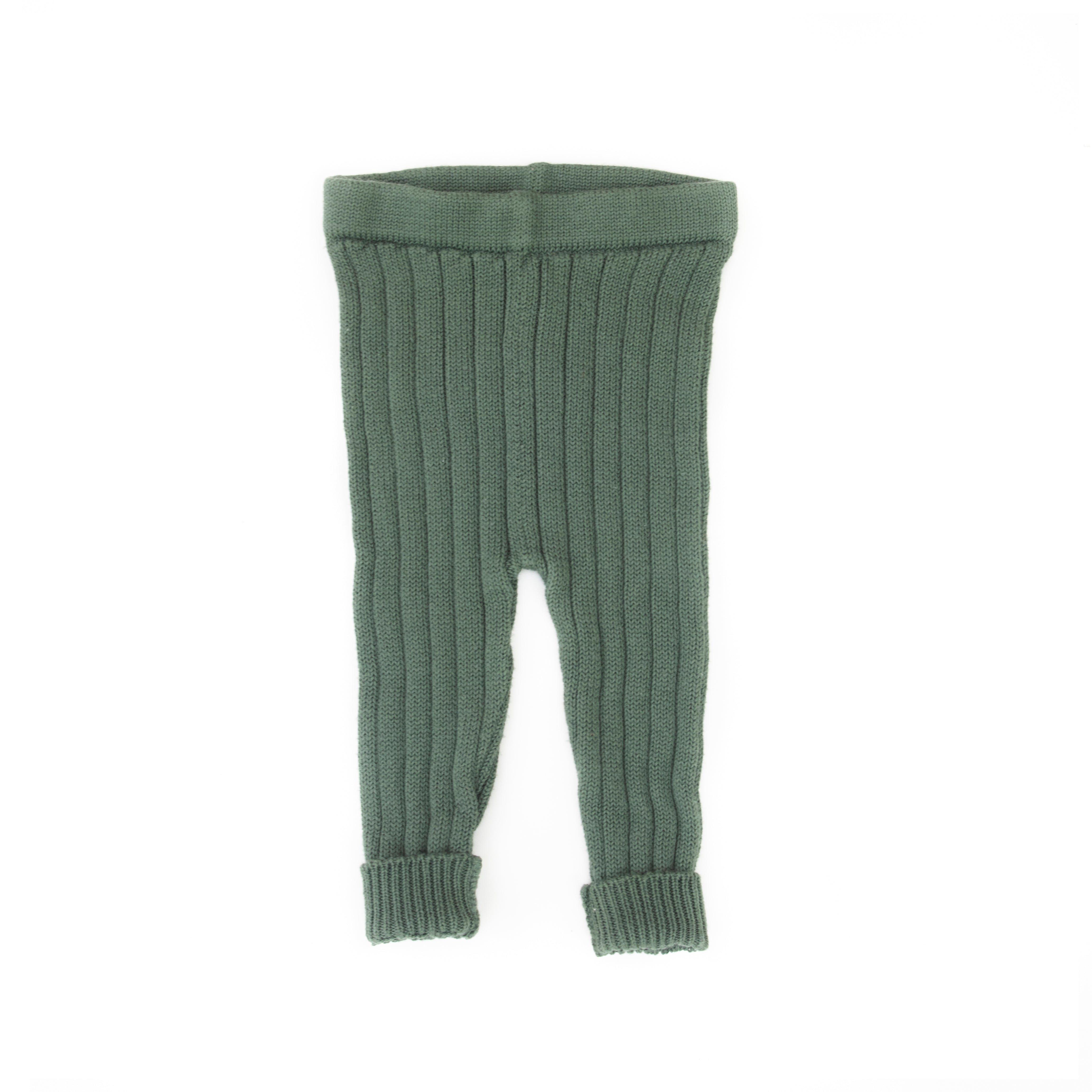 Green Forest Knitted Leggings