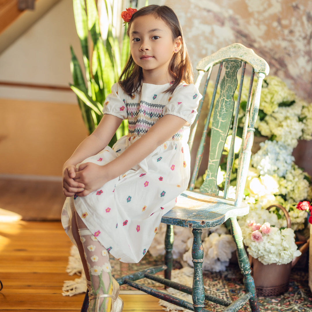 Floral Drift Print Dress