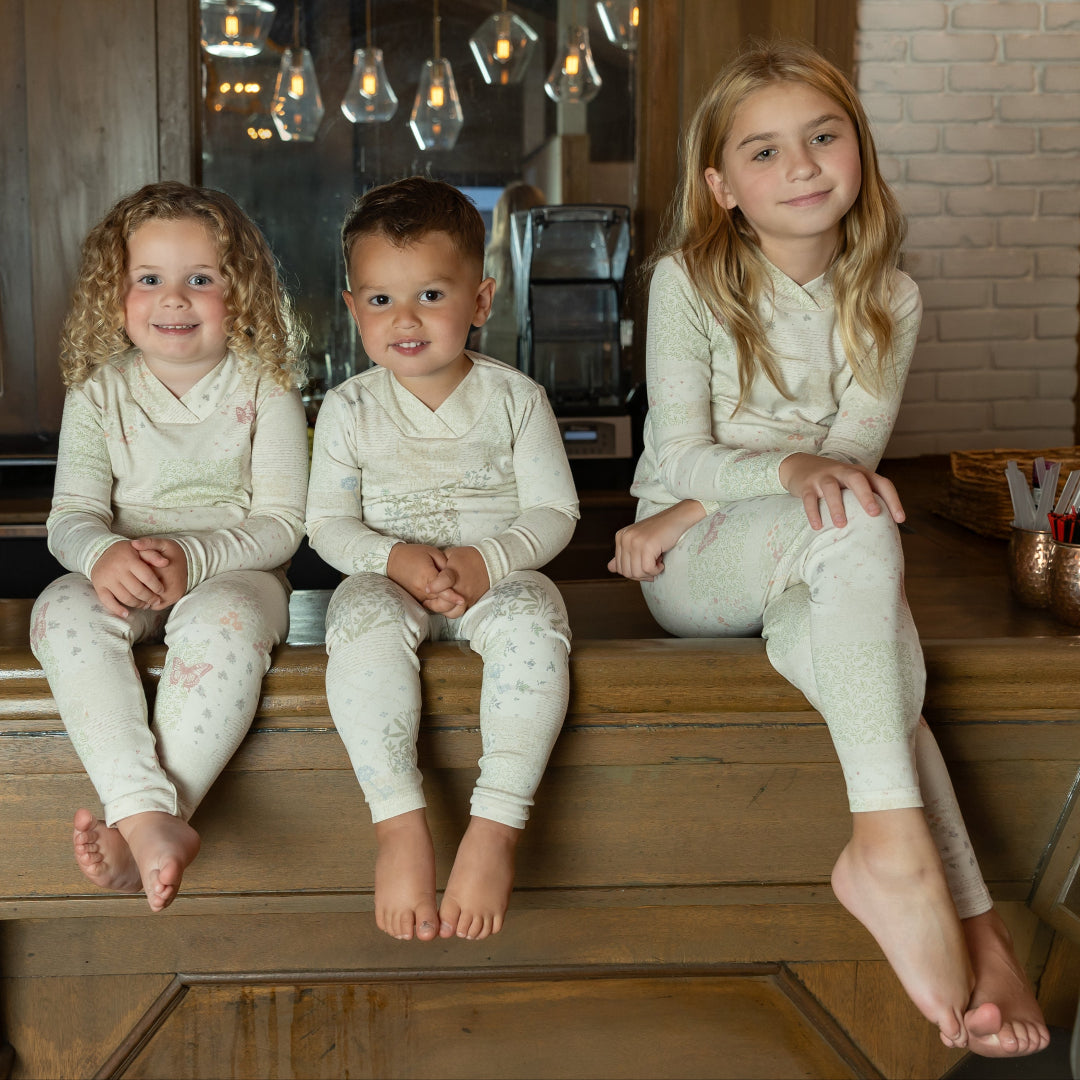 Boys Print Organic Papier Print Loungewear