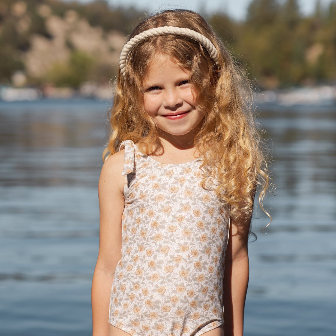 Yellow Floral Millie One-Piece Swimsuit