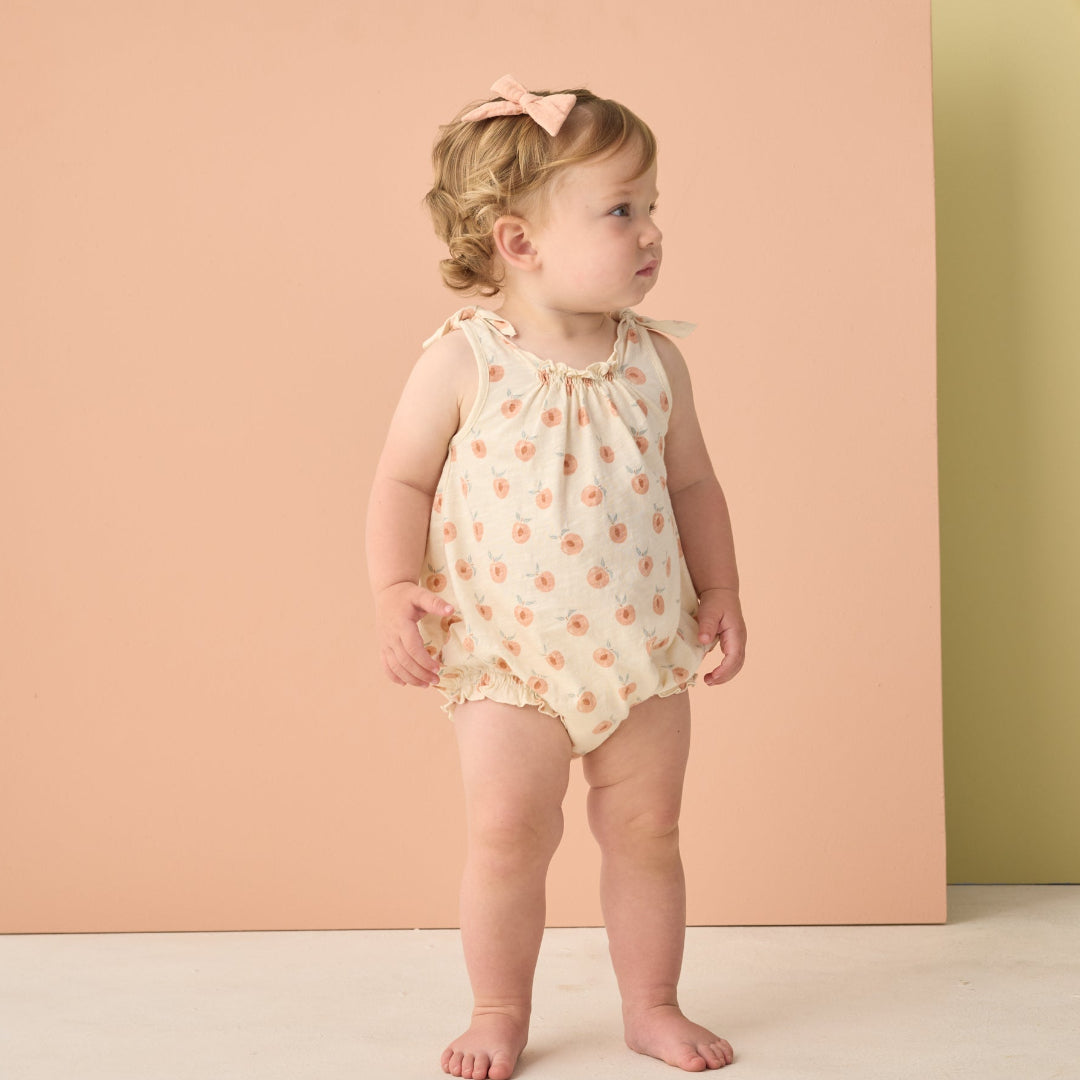 Peaches Shoulder Tie Bubble