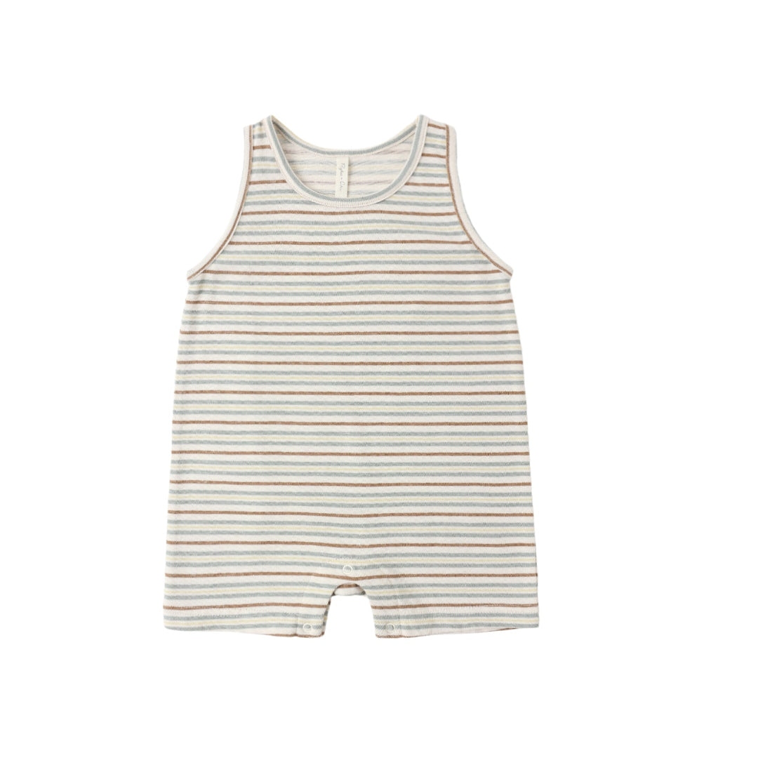 Vintage Stripe Sleeveless One Piece