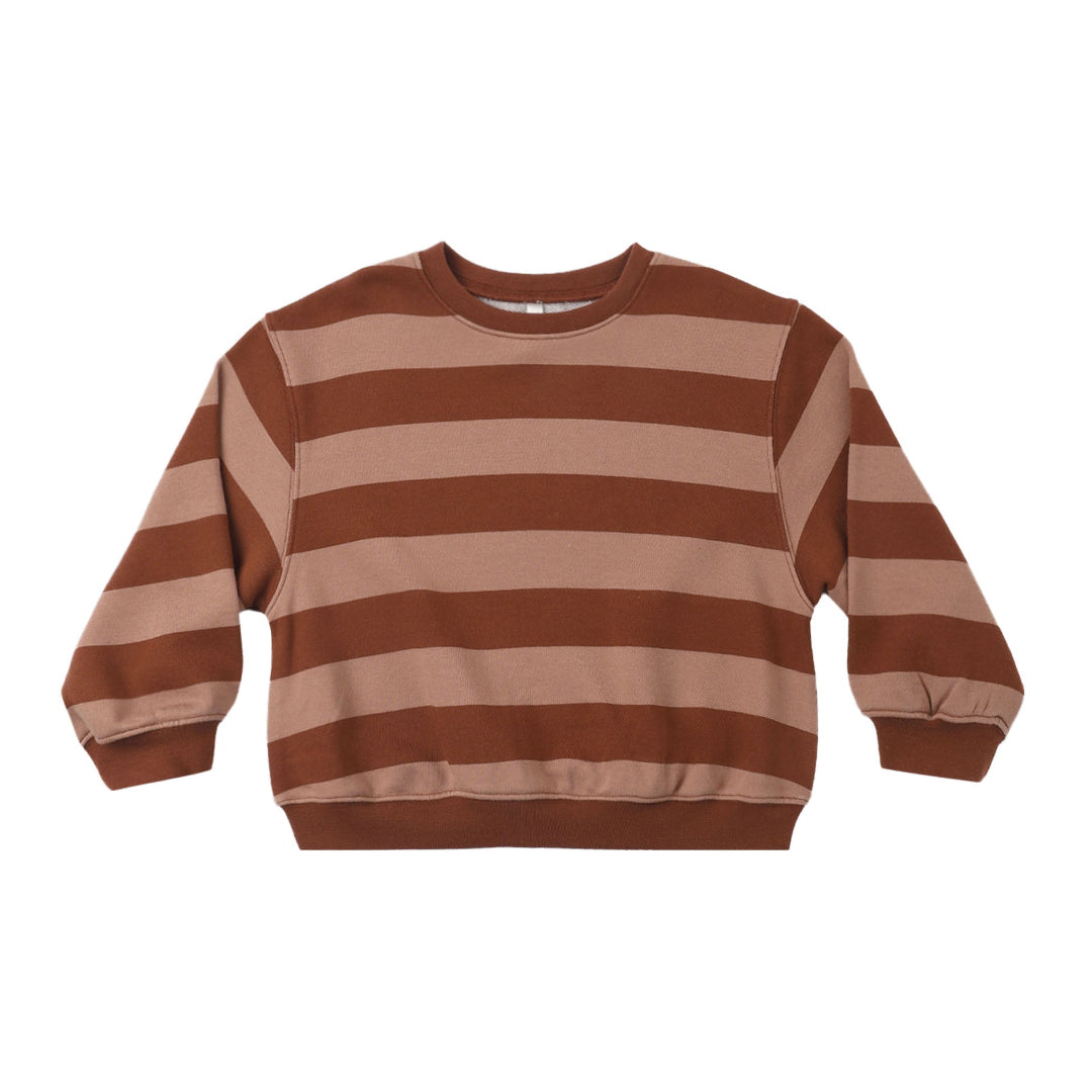 Brick Stripe Oversized Sweatshirt