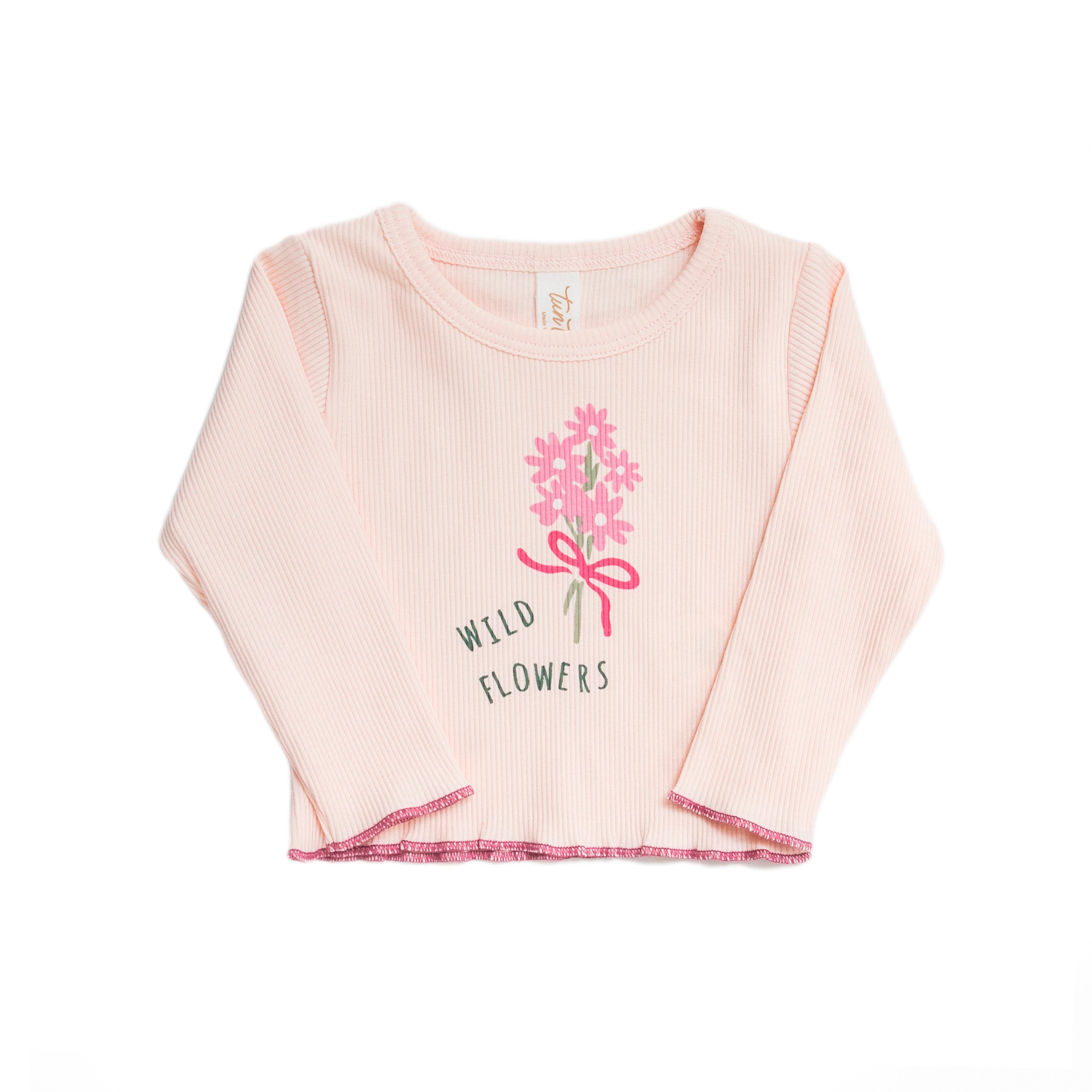 Baby Pink Flower Bunch T-Shirt