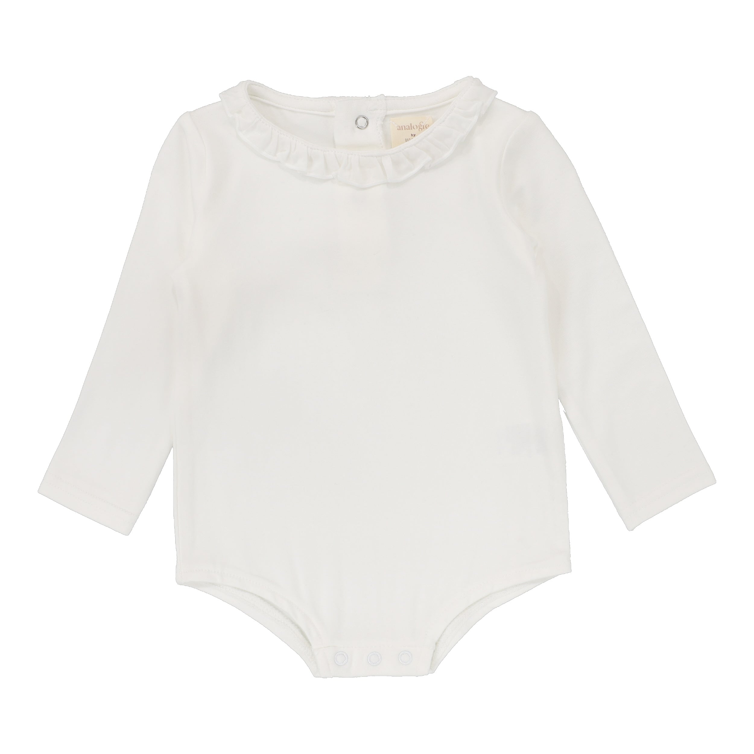 Winter White Ruffle Onesie