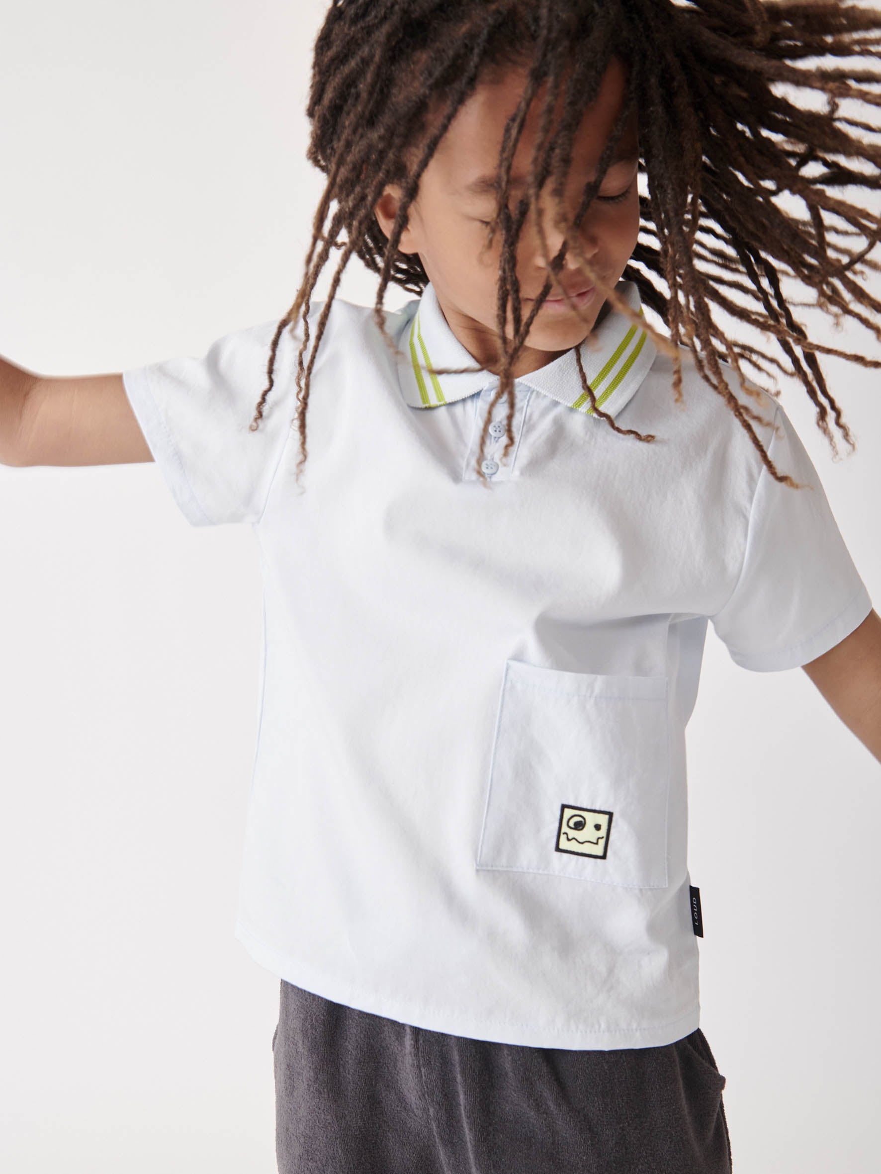 Delicate Blue Makai Polo Shirt