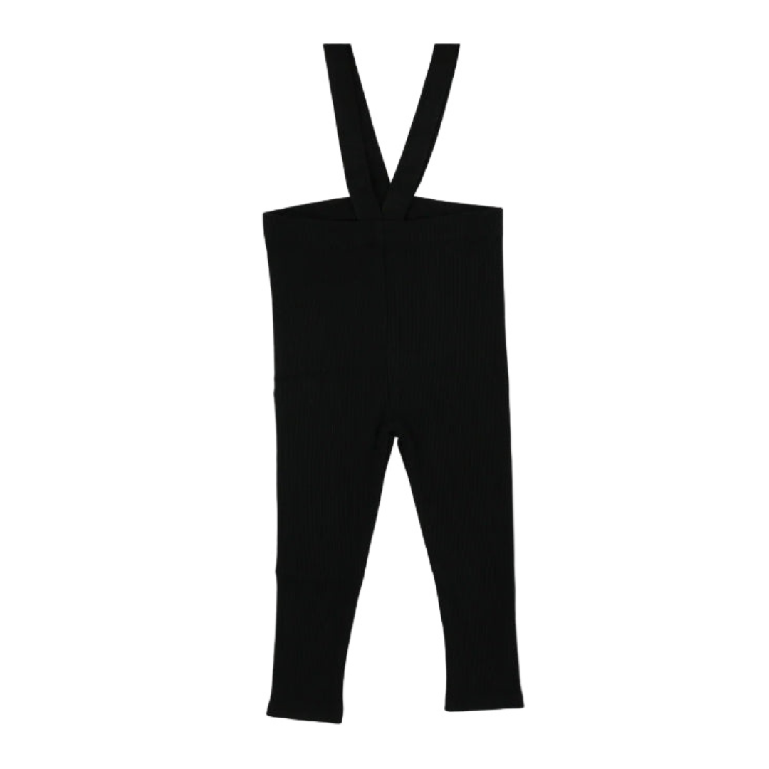 Black Suspender Leggings