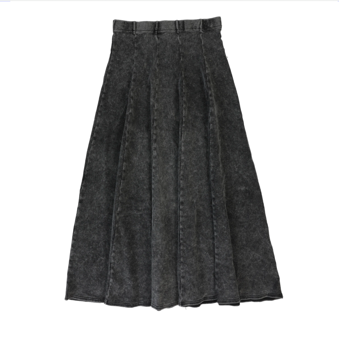 Blackwash Panel Maxi Skirt