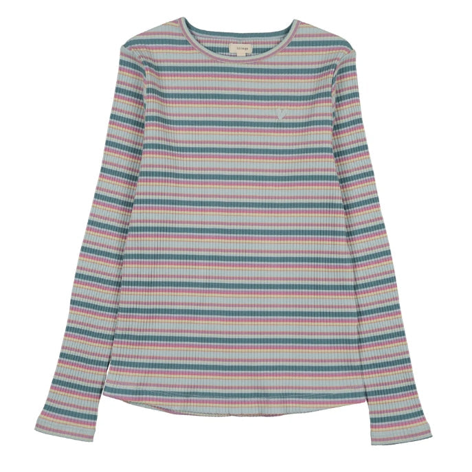Pastel Multi Basic Stripe Tee