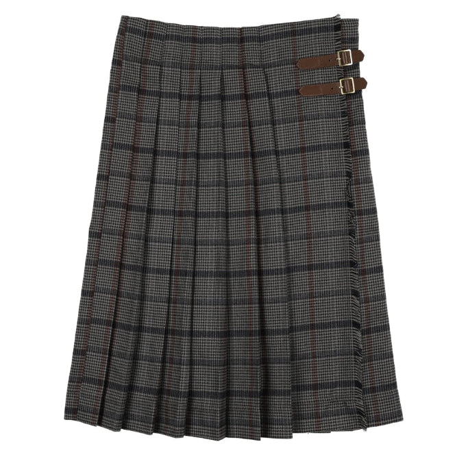 Antique Plaid Kilt Skirt