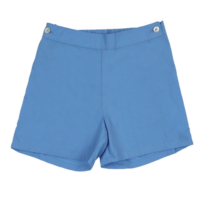Fresh Blue Solid Shorts