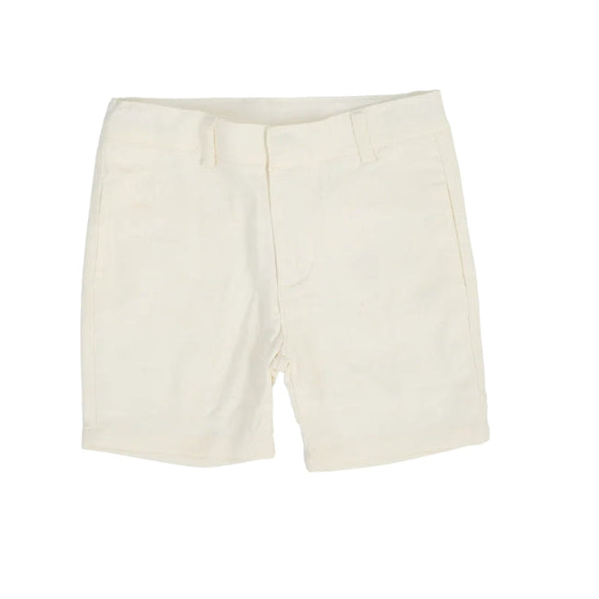 Cream Boys Dress Shorts