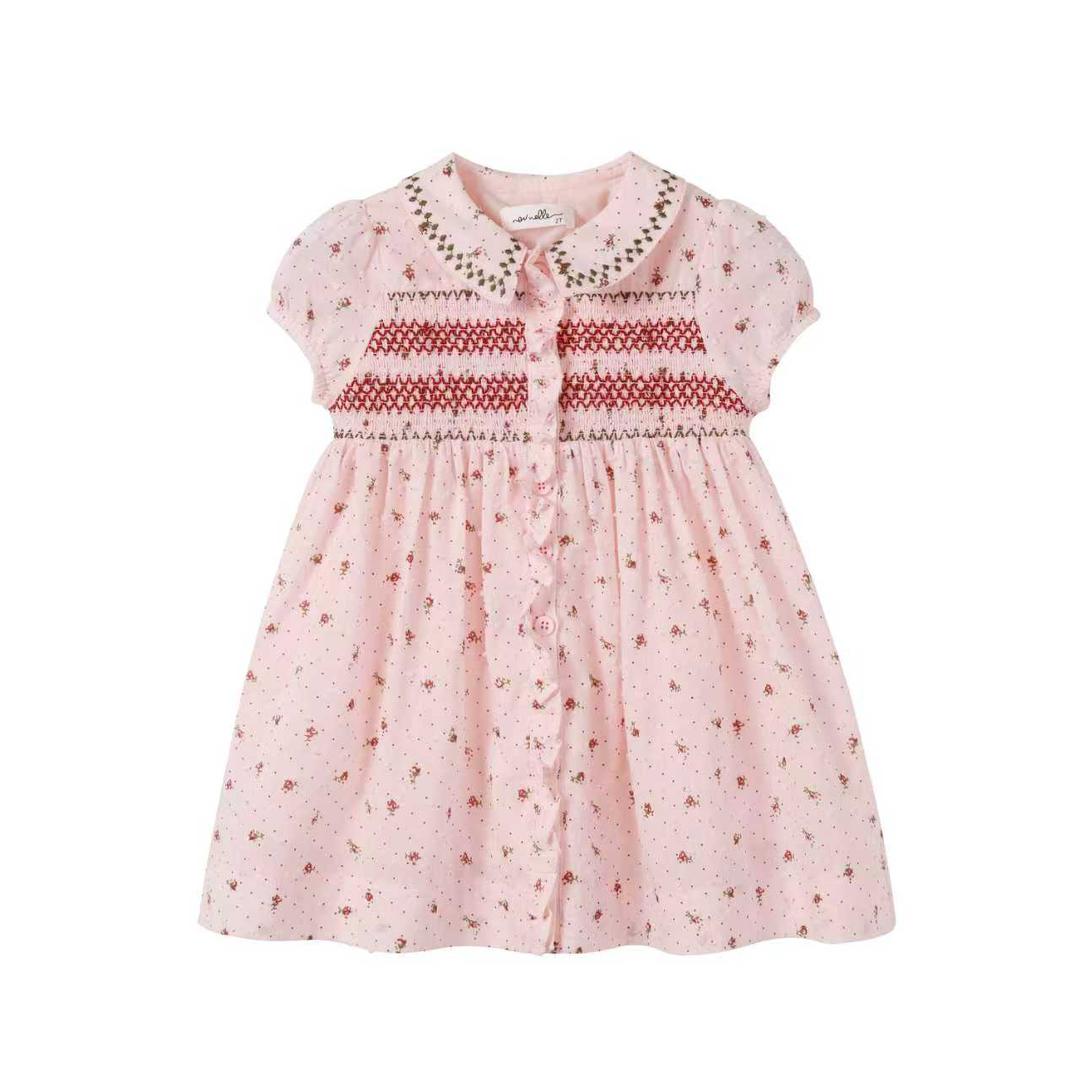 Smocked Pink Dress