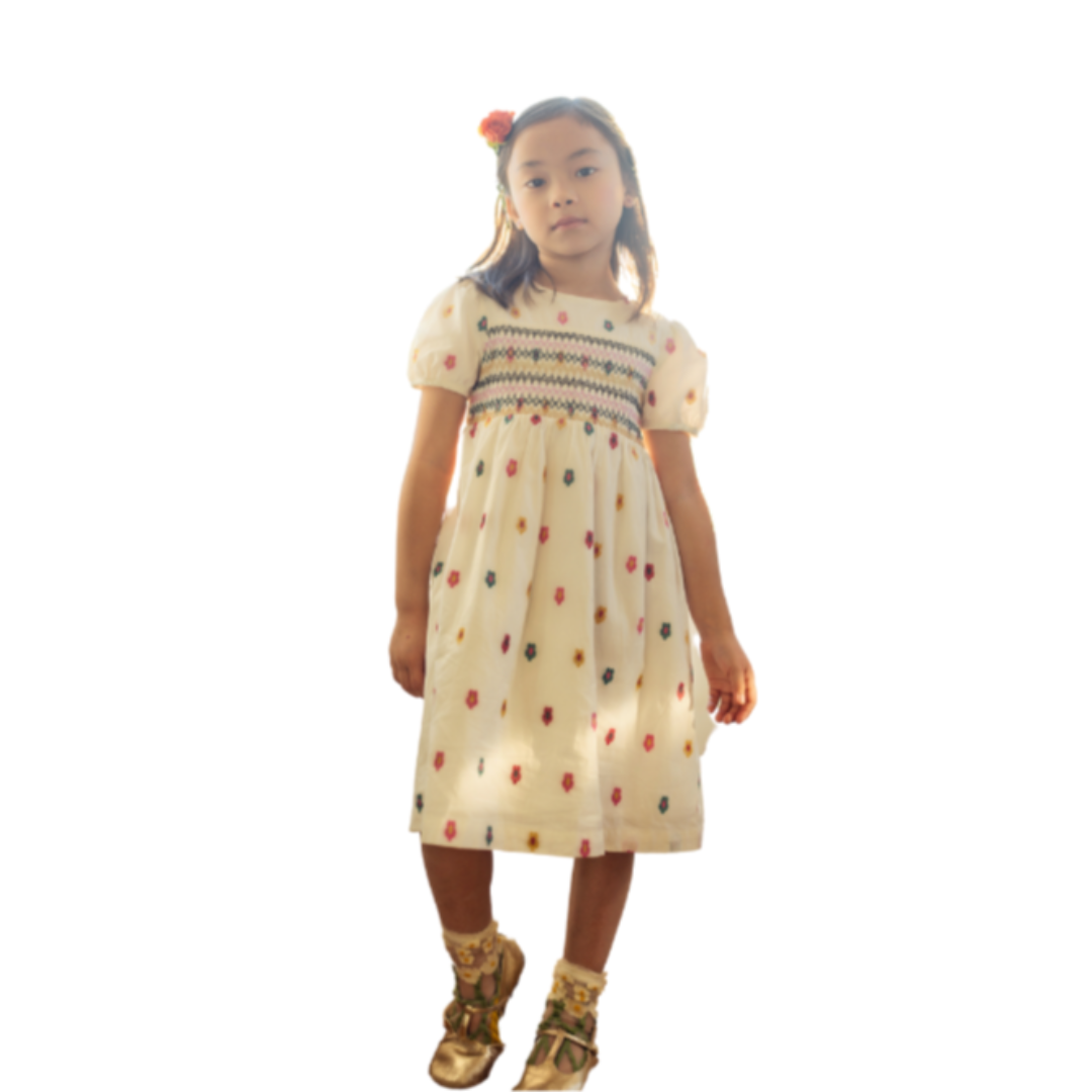 Floral Drift Print Dress