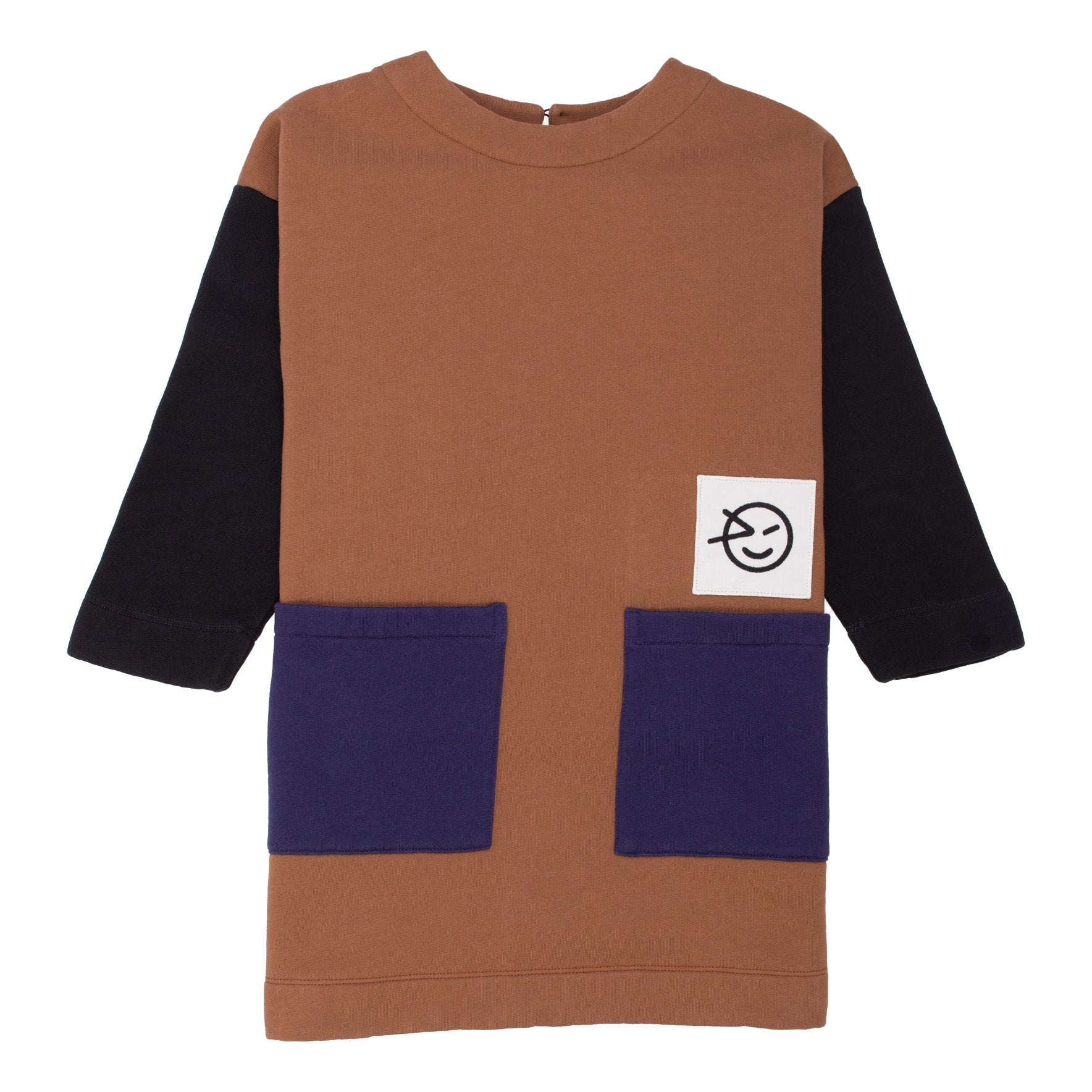 Brown/Black/Navy Wynken Pocket Dress