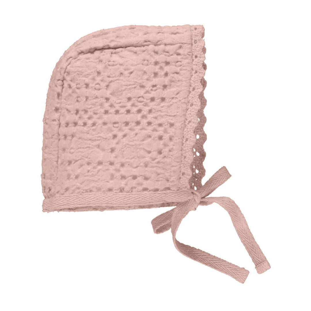 Blush Waffle Bonnet