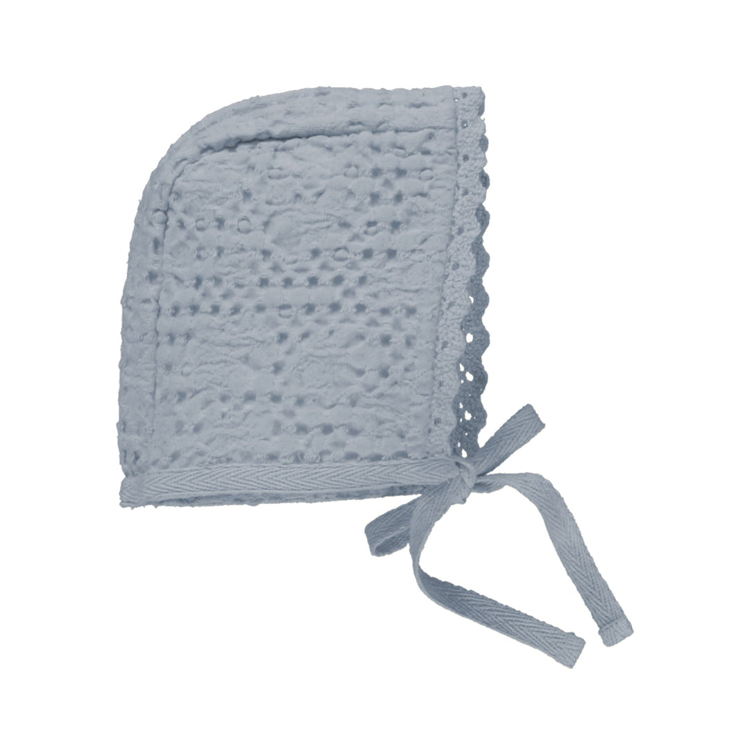 Sea Blue Waffle Bonnet
