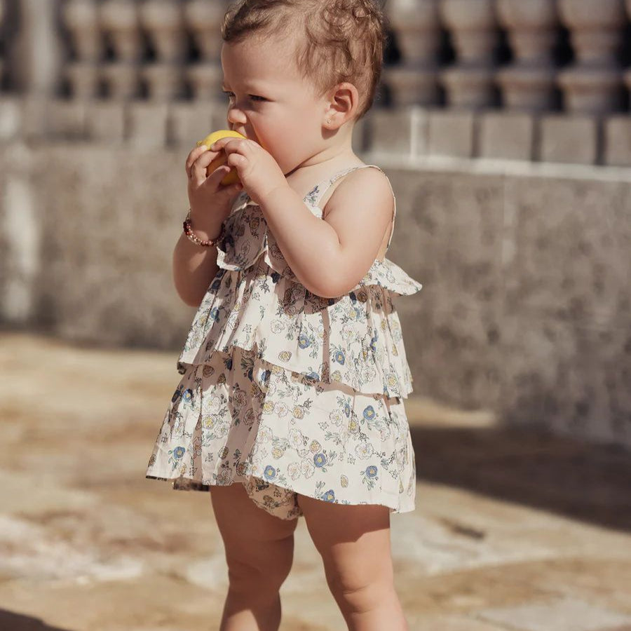 Pink Layered Bloomer Set