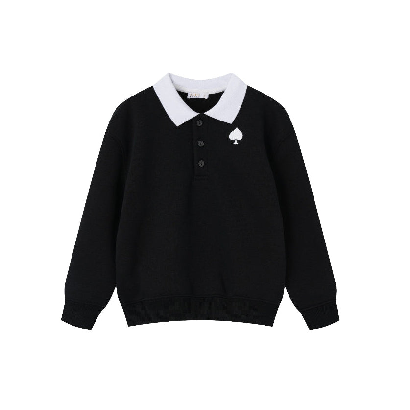 Black Polo Sweatshirt