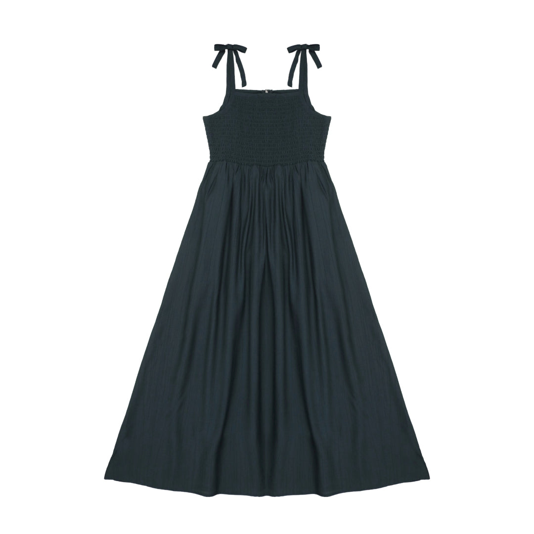 Navy Maxi Tie Jumper