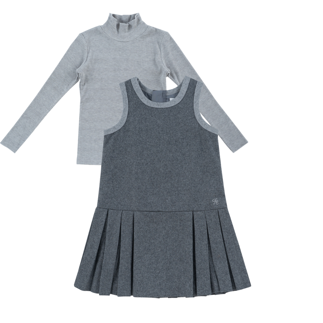 Grey Clelia Jumper + Turtleneck