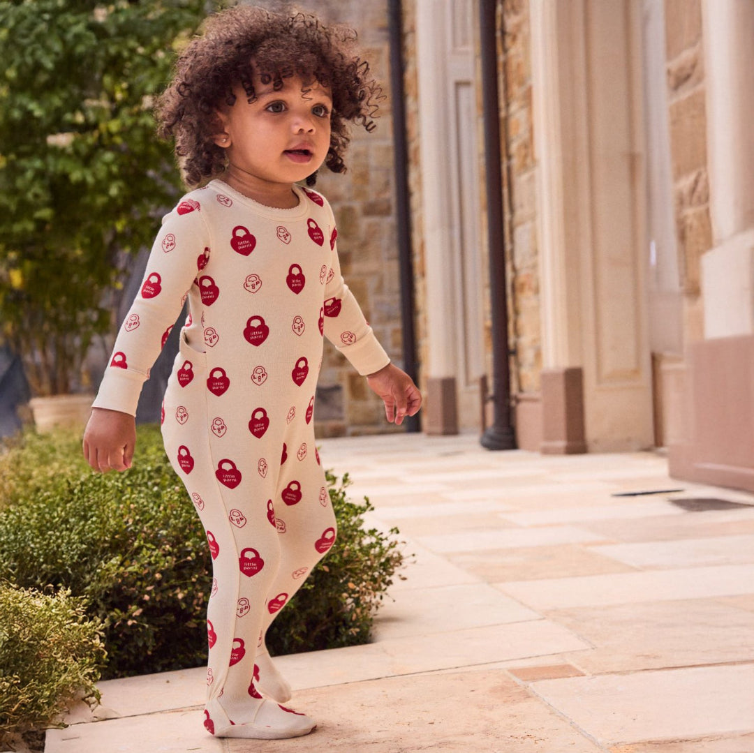 Red LP Signature Footie