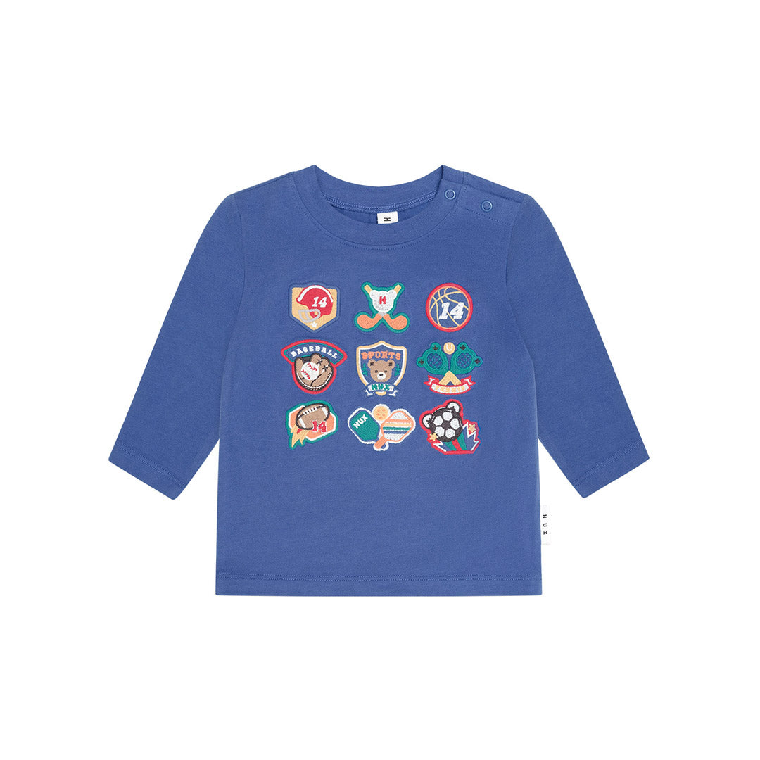 Cobalt Vintage Sport Hux Embroidered Tee